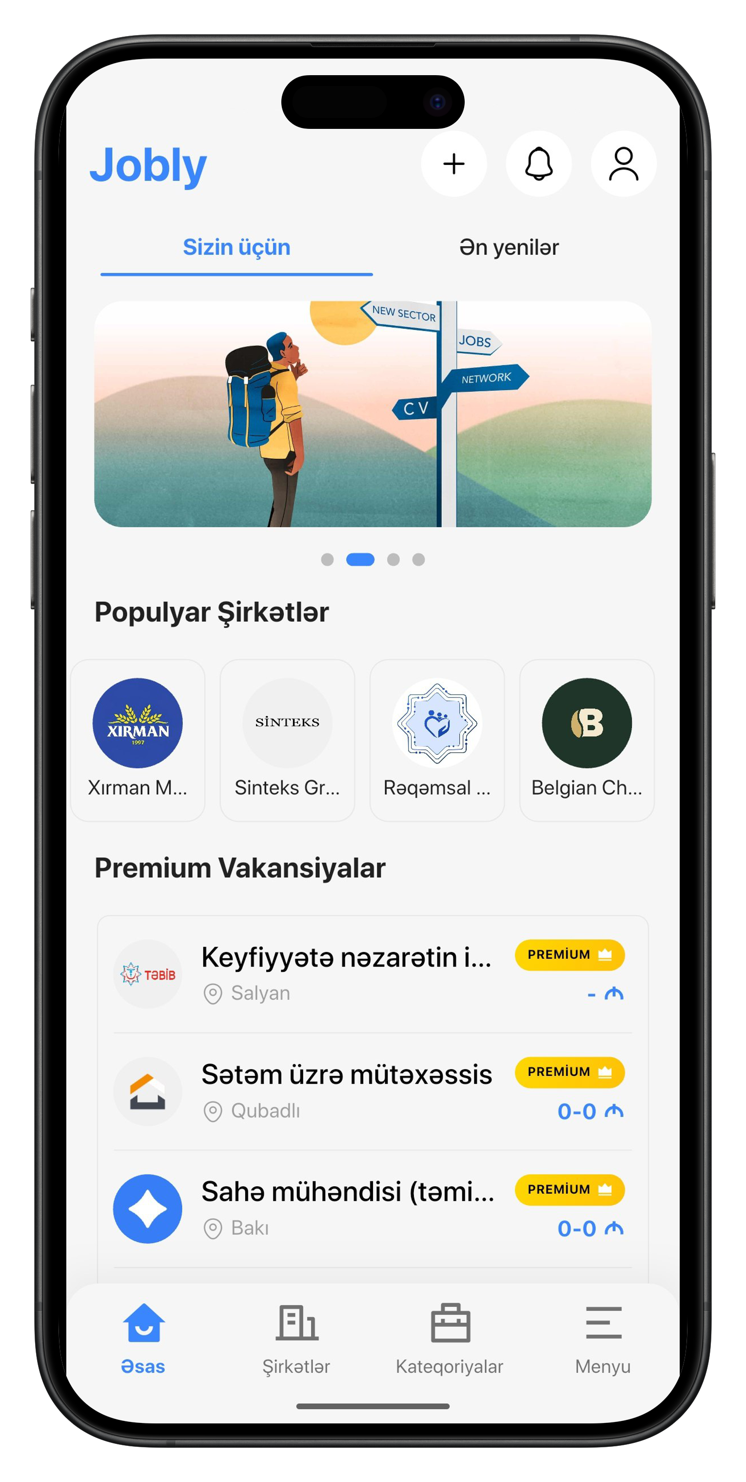 Jobly iPhone Tətbiqi